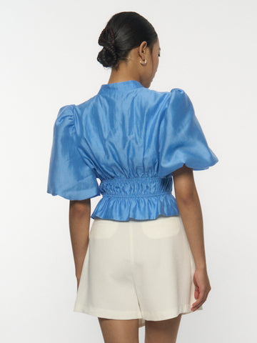 Asymmetric Wrap Skort