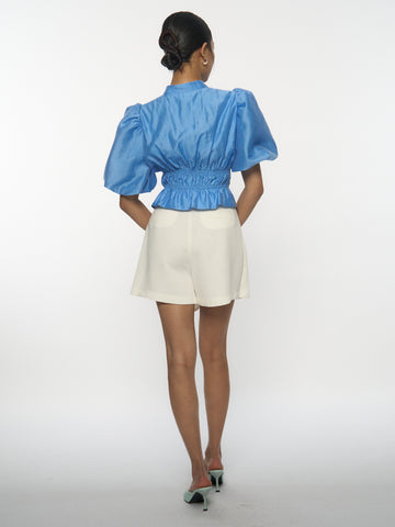 Asymmetric Wrap Skort