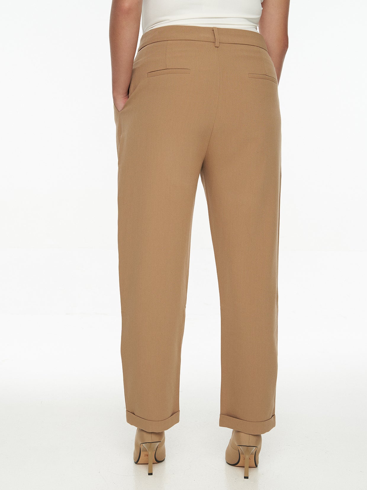 Chriselle Tailored Pants-Camel