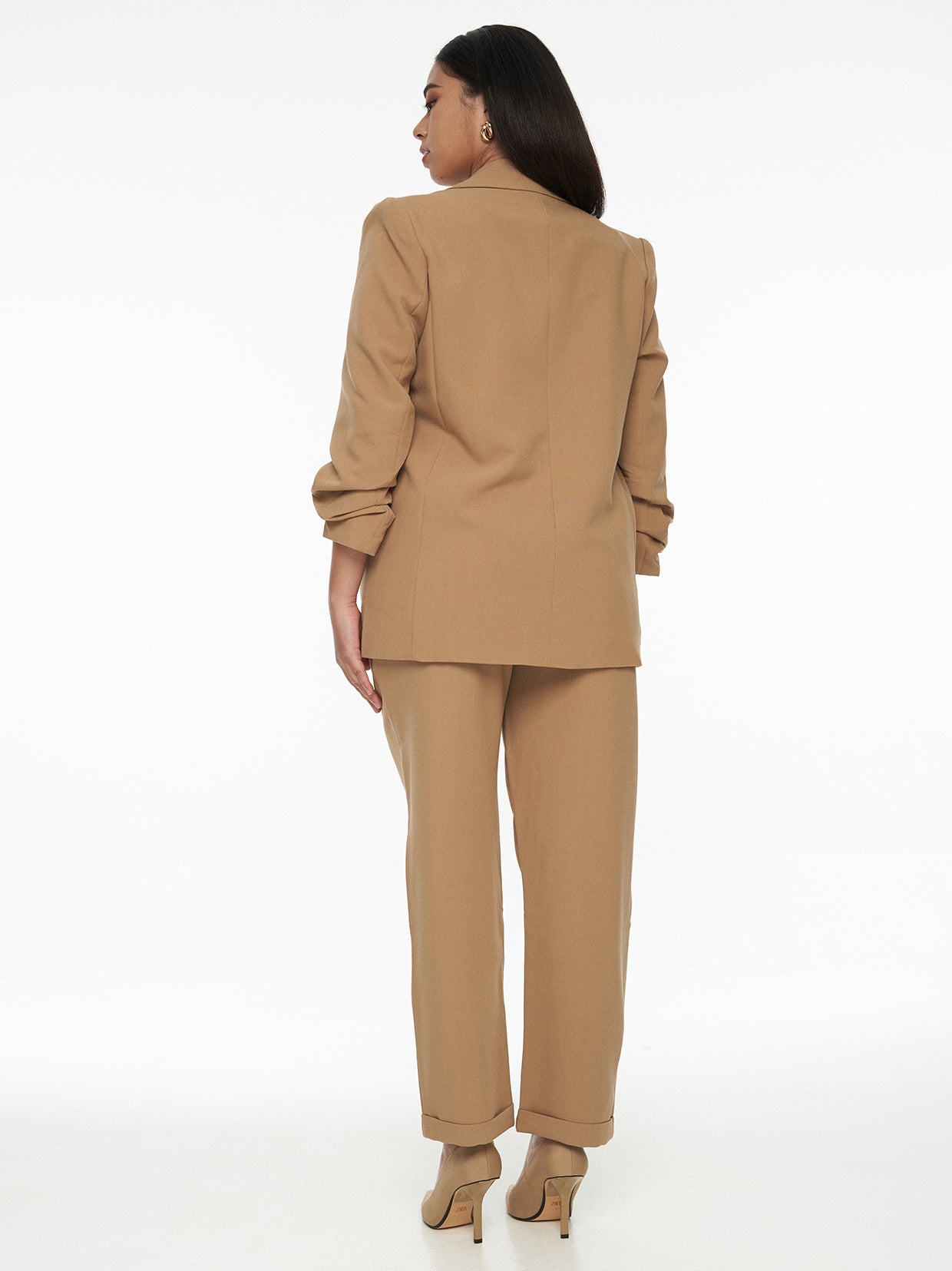 Chriselle Tailored Pants-Camel