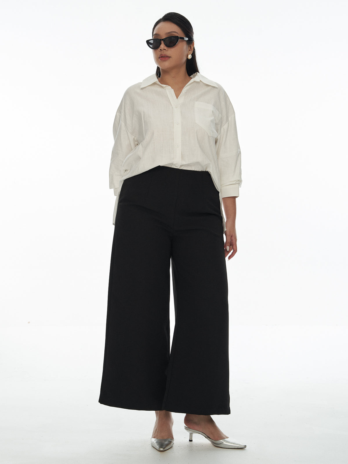 Tailored Straight Cut Pants