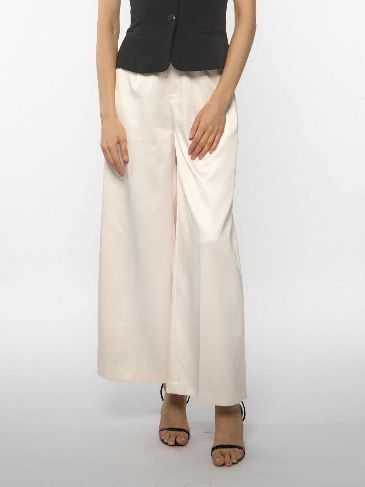 Satin Tailored Pants