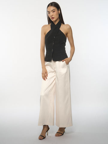 Satin Tailored Pants