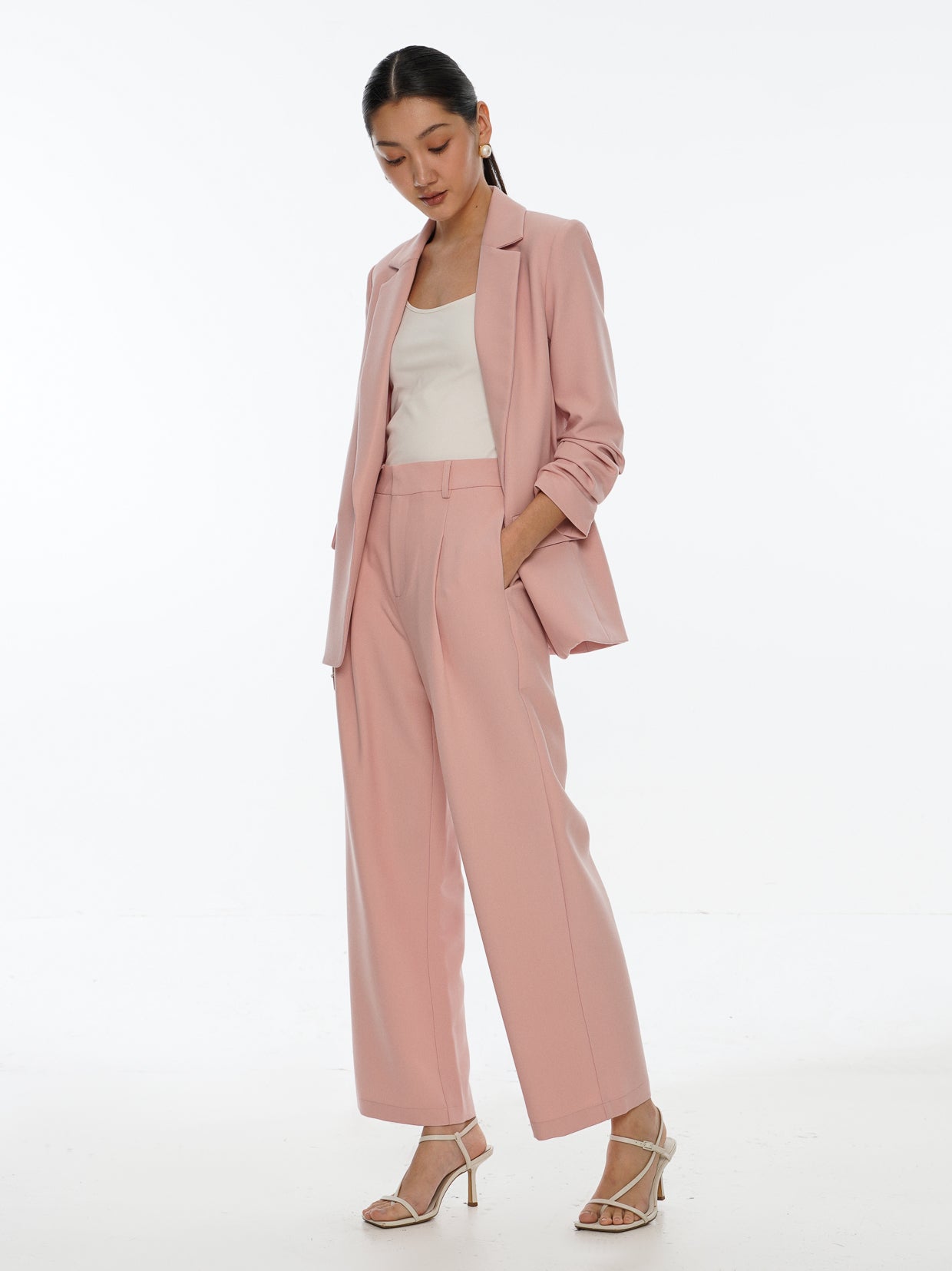 Chriselle Tailored Pants 2.0-Pink