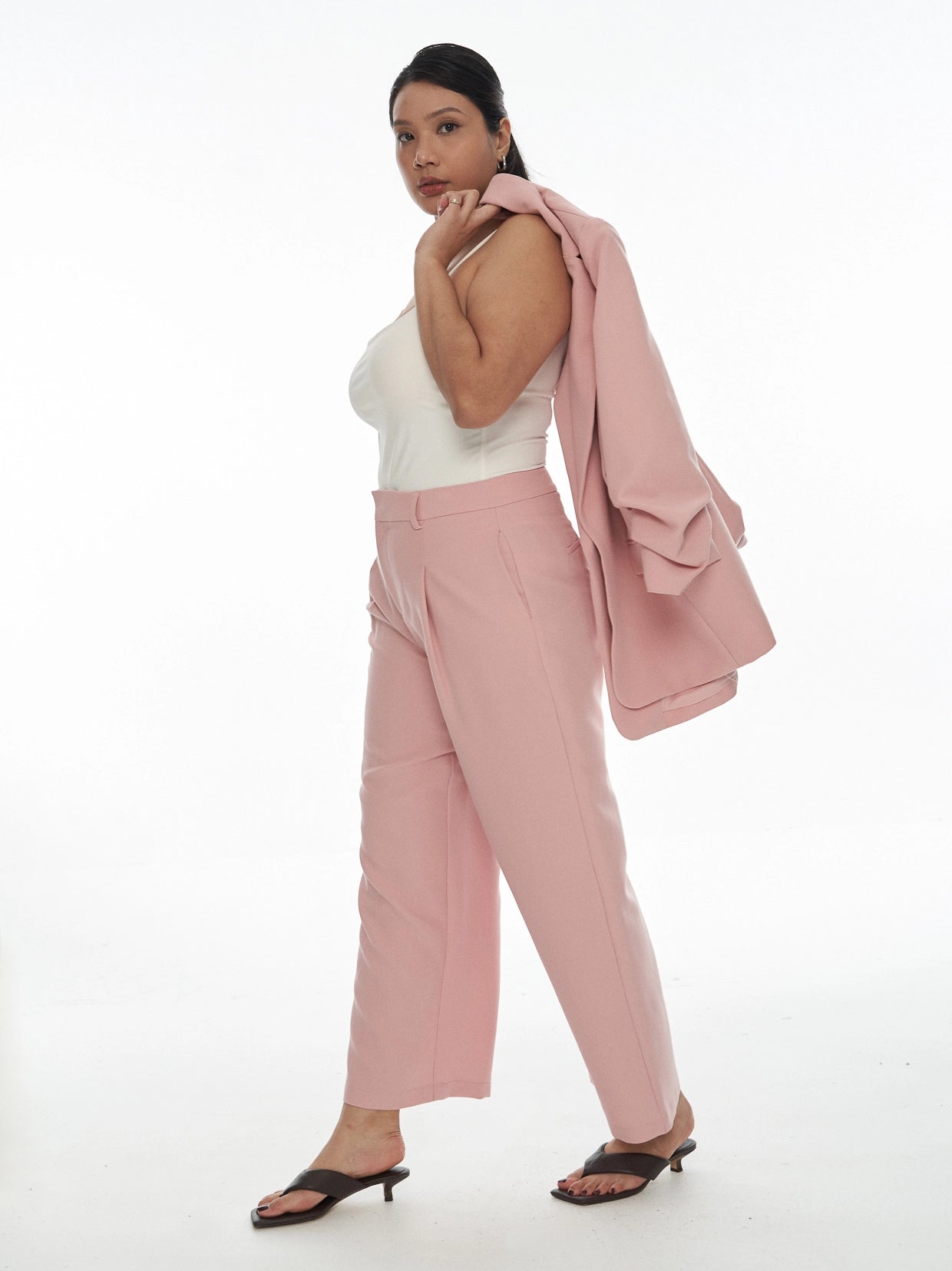 Chriselle Tailored Pants 2.0-Pink