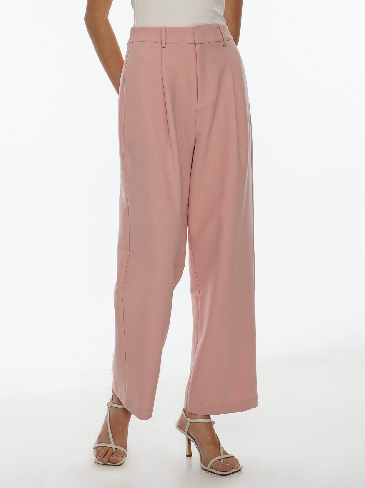 Chriselle Tailored Pants 2.0-Pink
