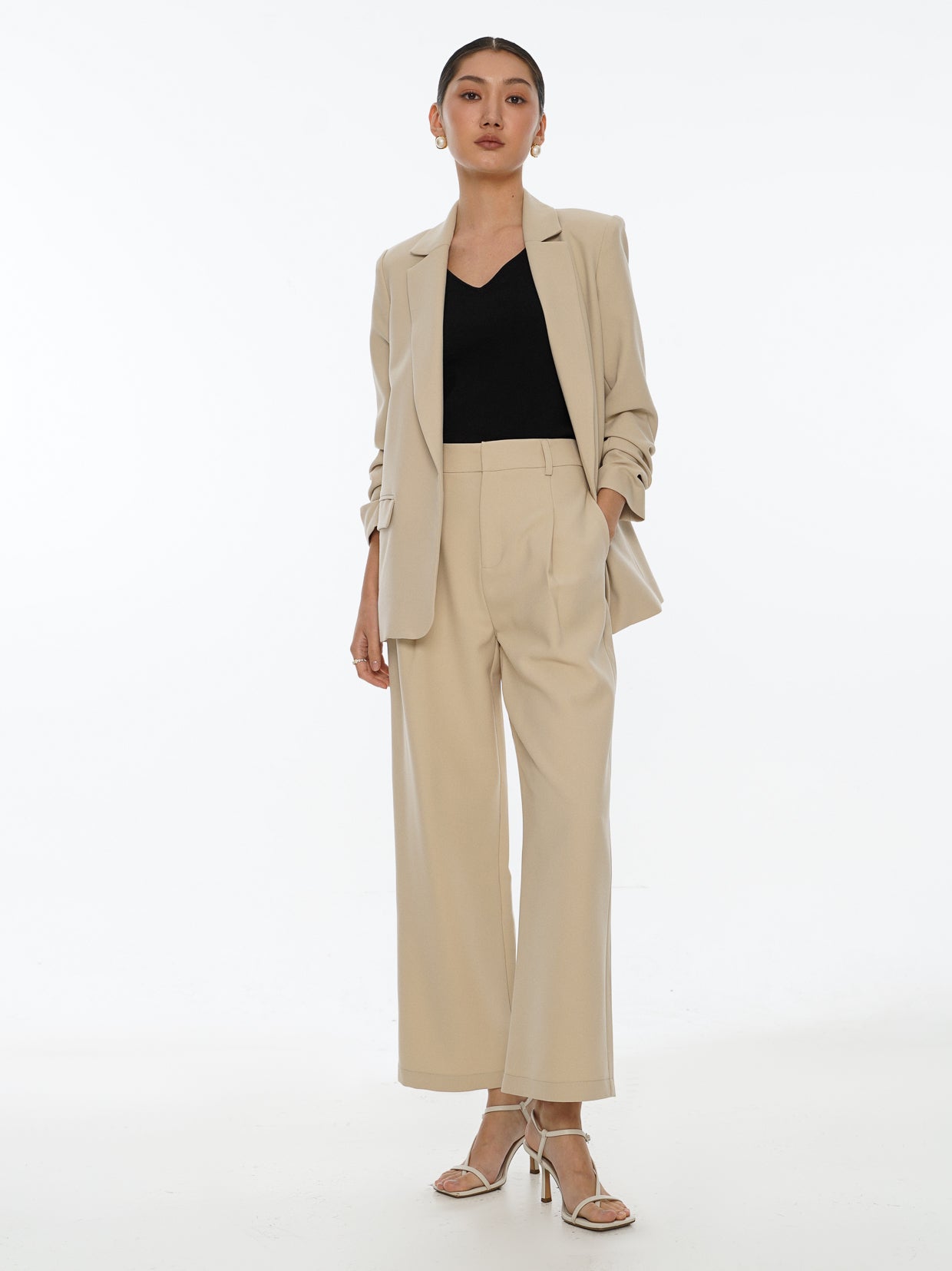 Chriselle Suit Matching Set - Sand