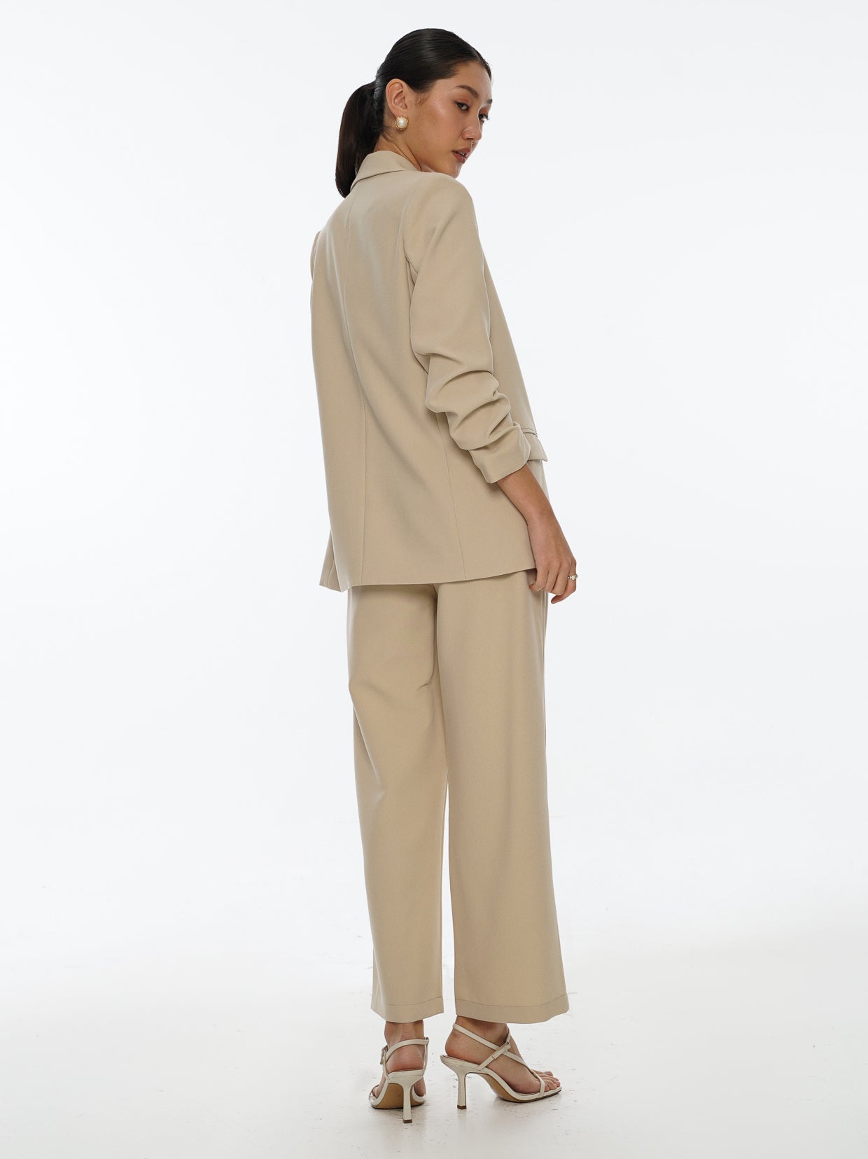 Chriselle Tailored Pants 2.0-Sand