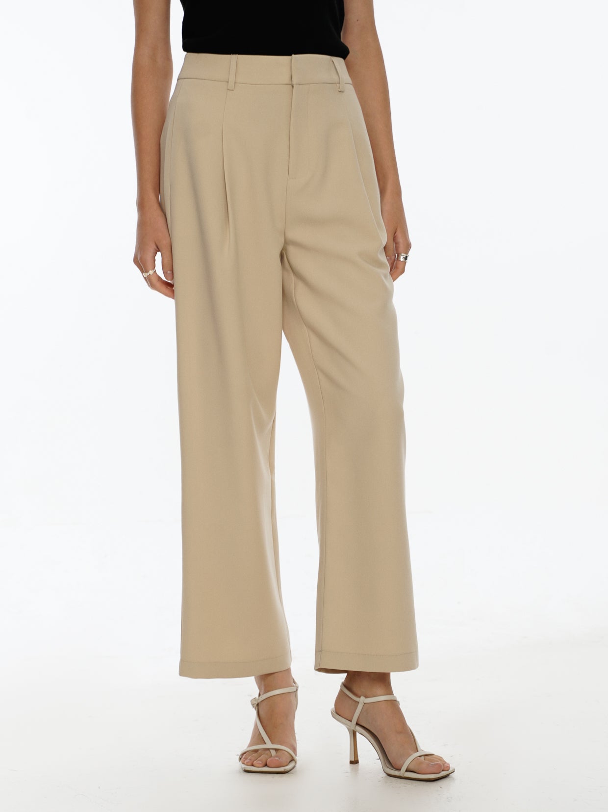 Chriselle Tailored Pants 2.0-Sand
