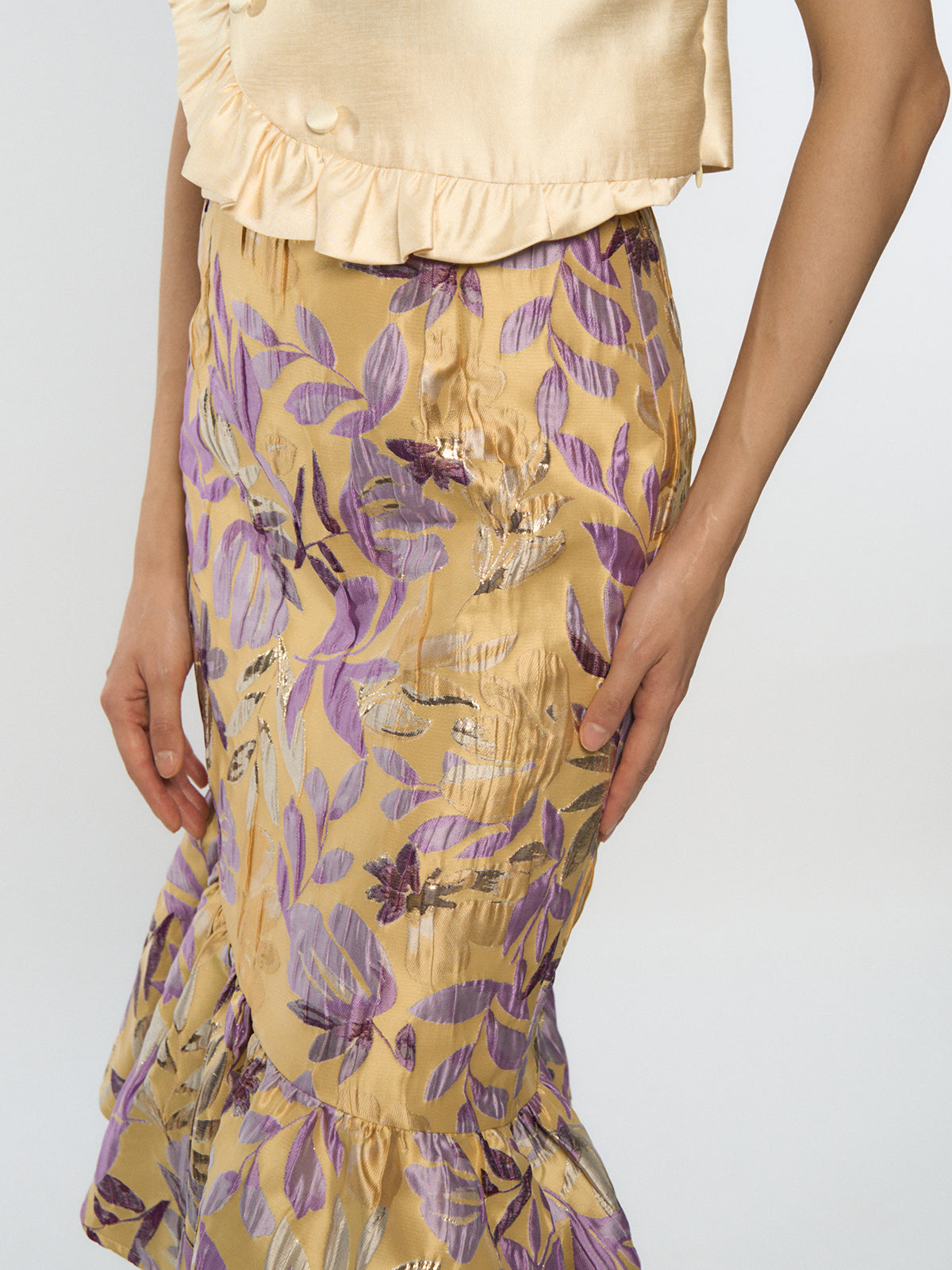 Khoon Hooi X DP : Plumeria Skirt