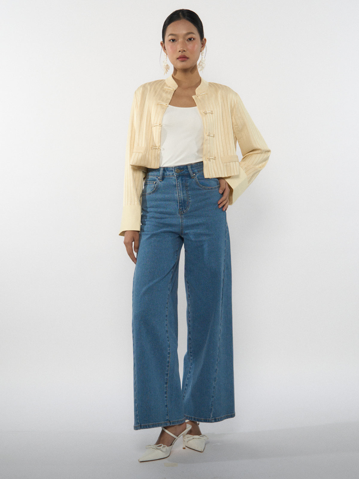 Cropped Samfu Jacket