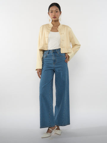 Cropped Samfu Jacket