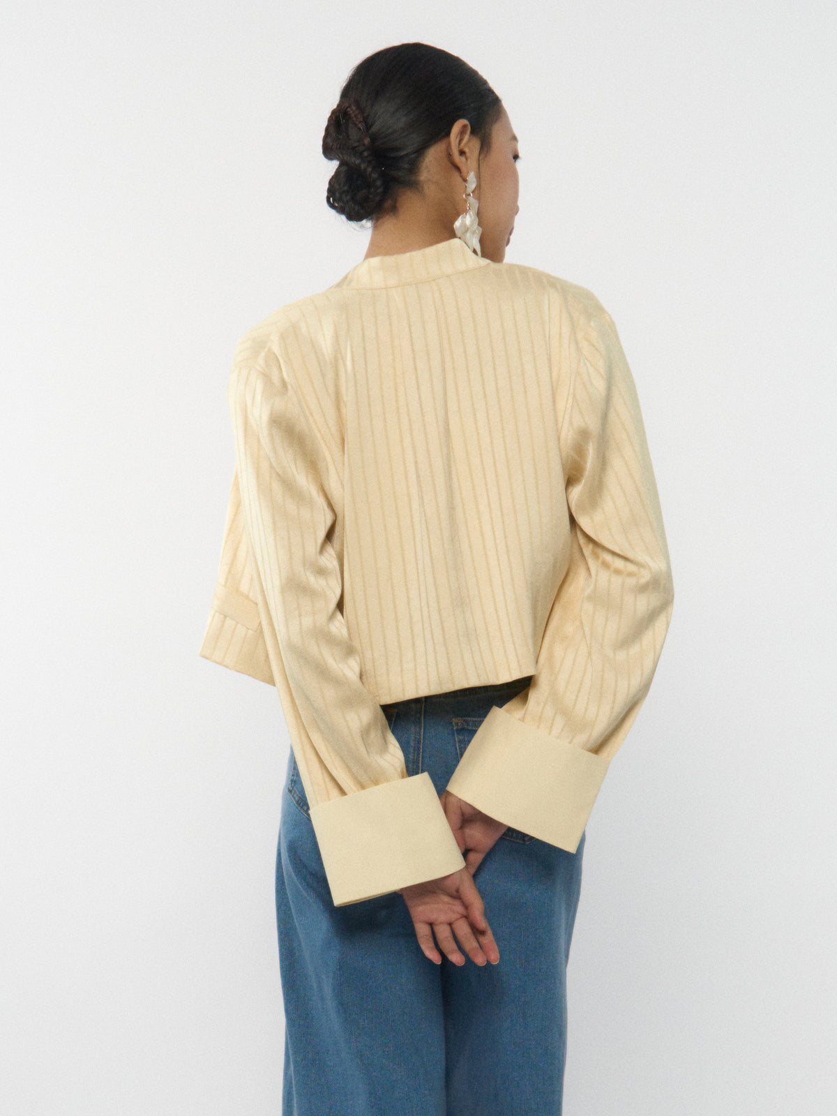 Cropped Samfu Jacket