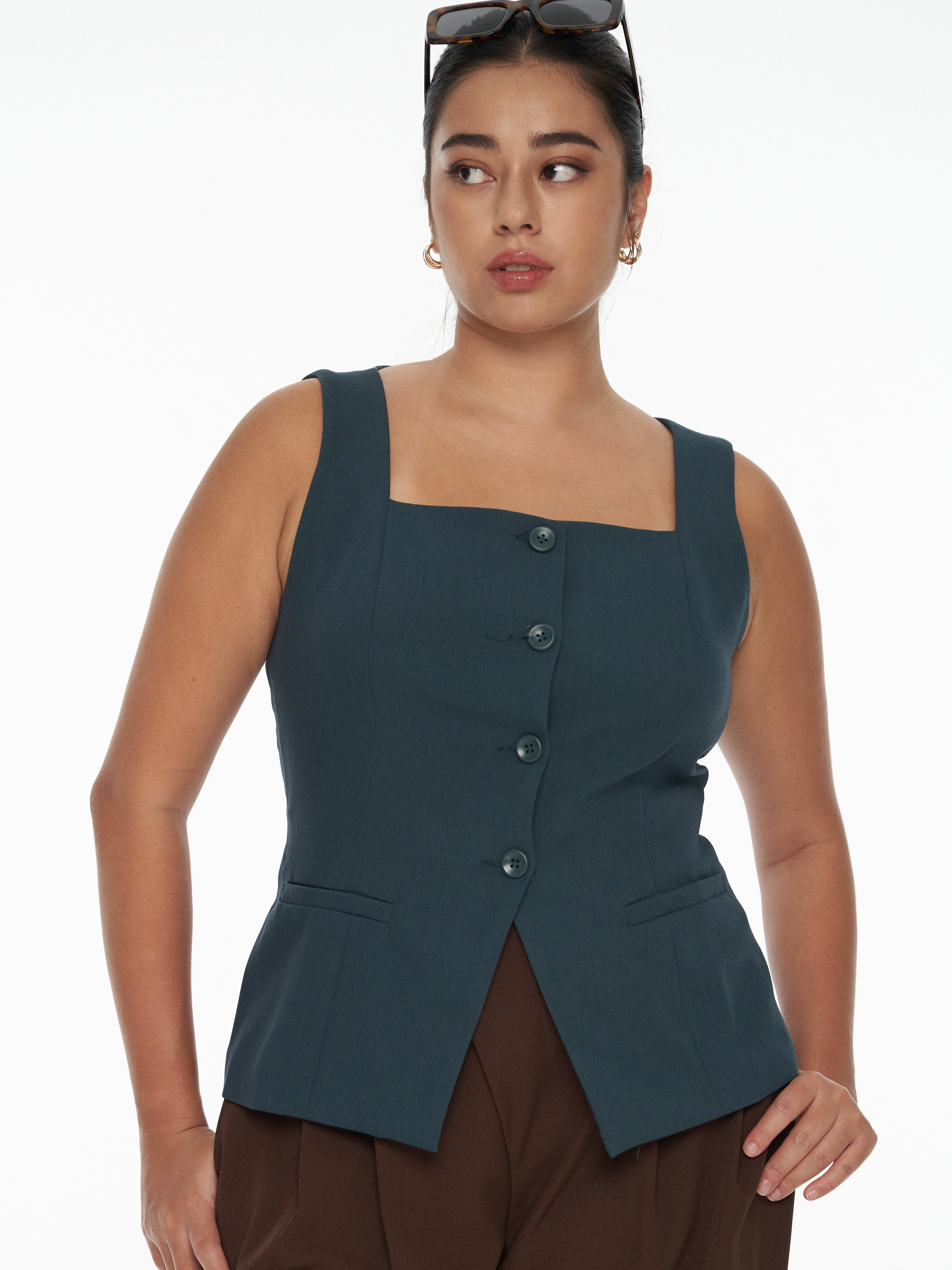 Tailored Strappy Waistcoat