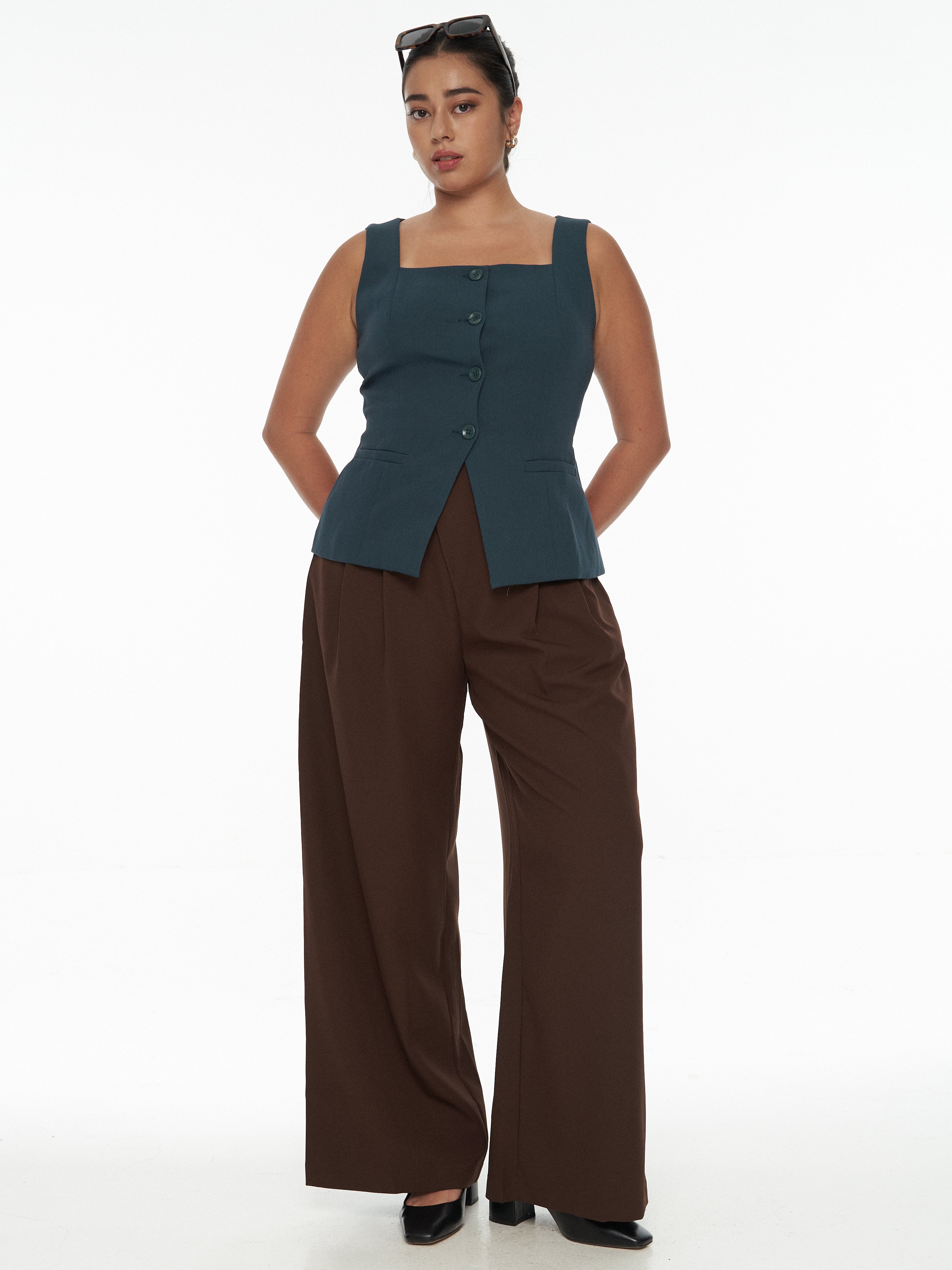 Tailored Strappy Waistcoat