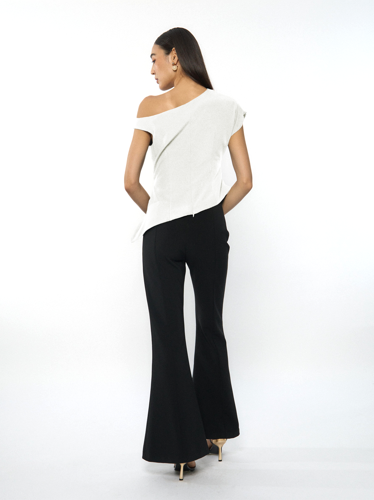 Asymmetrical Drape Top
