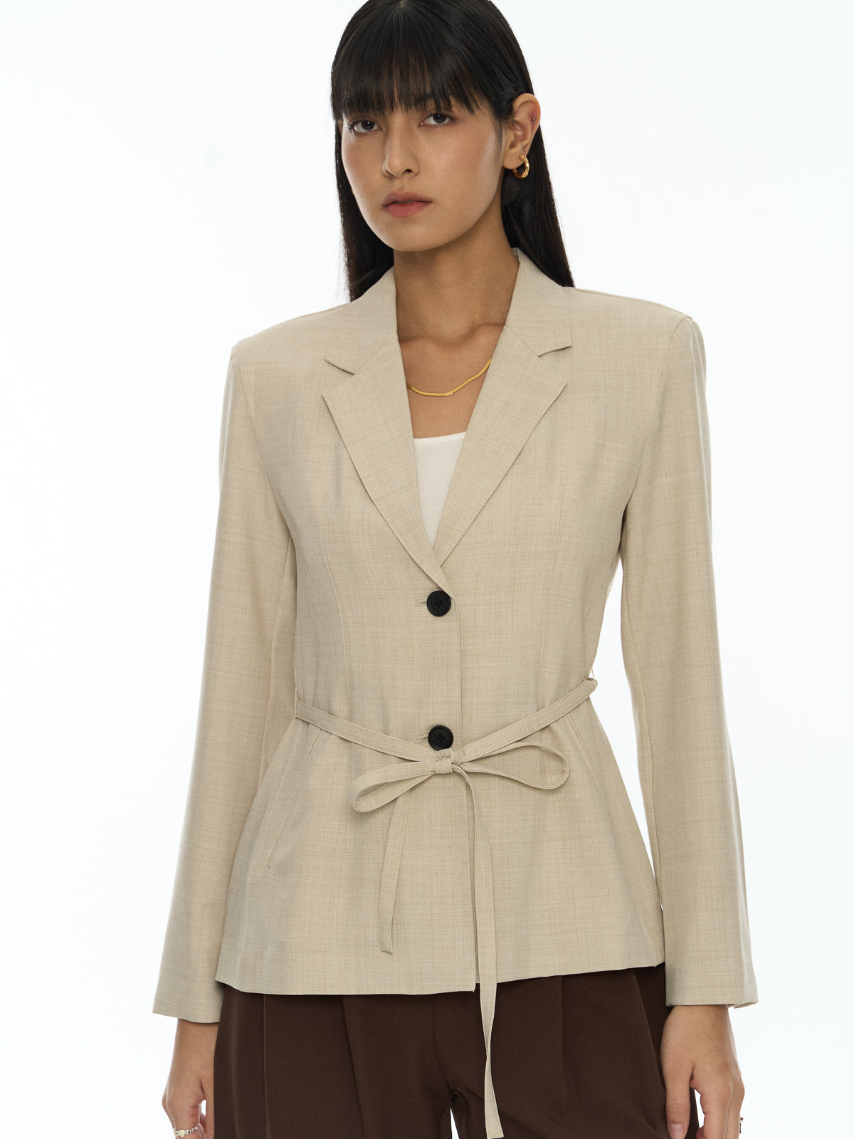 Belted Blazer
