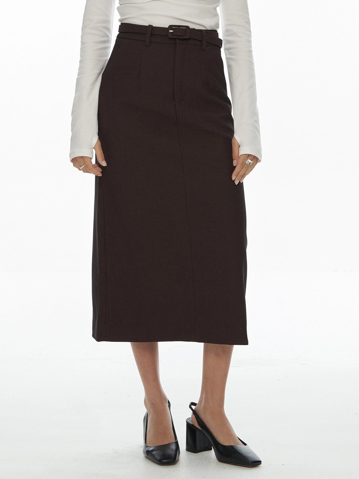 Column Maxi Skirt