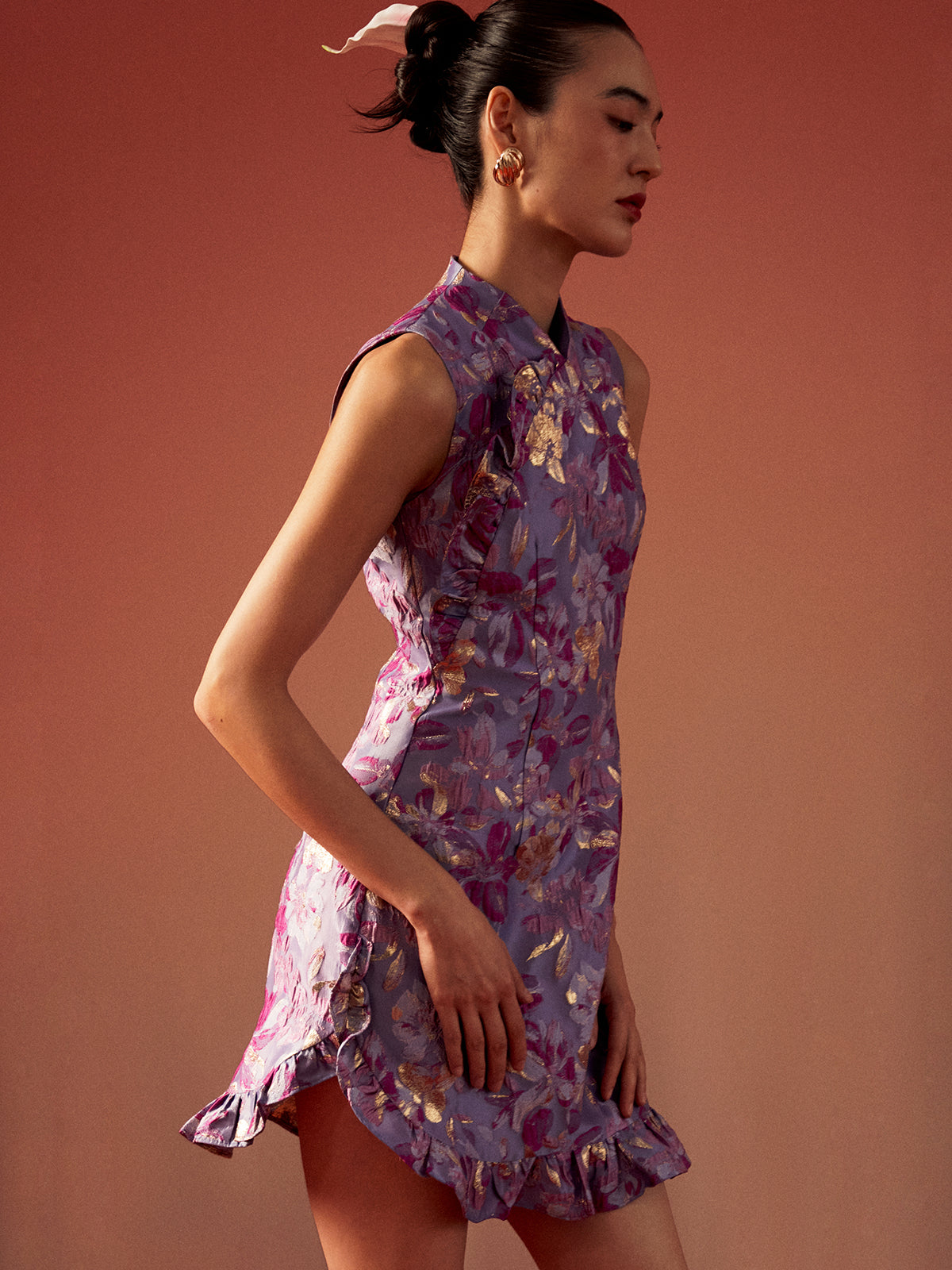 Khoon Hooi X DP : Orchid Mini Dress