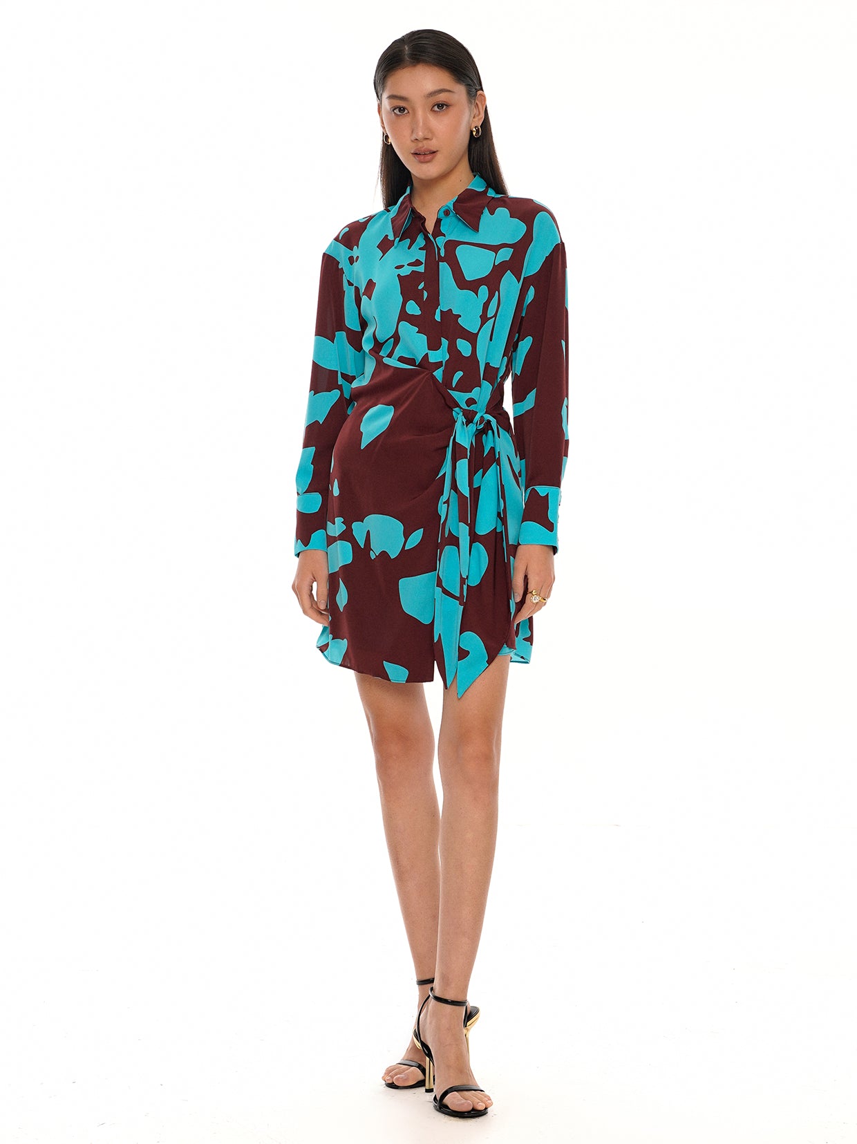 Tie-Waist Wrap Dress