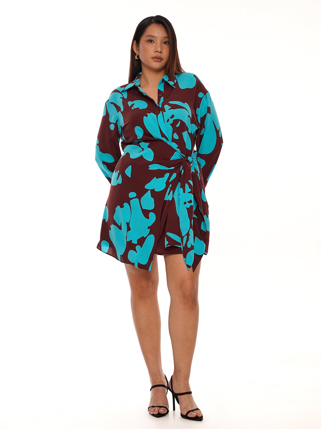 Tie-Waist Wrap Dress