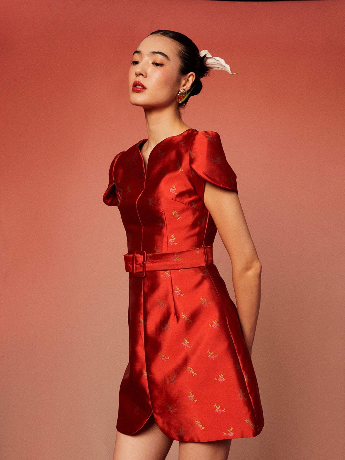 Khoon Hooi X DP : Hibiscus Mini Dress