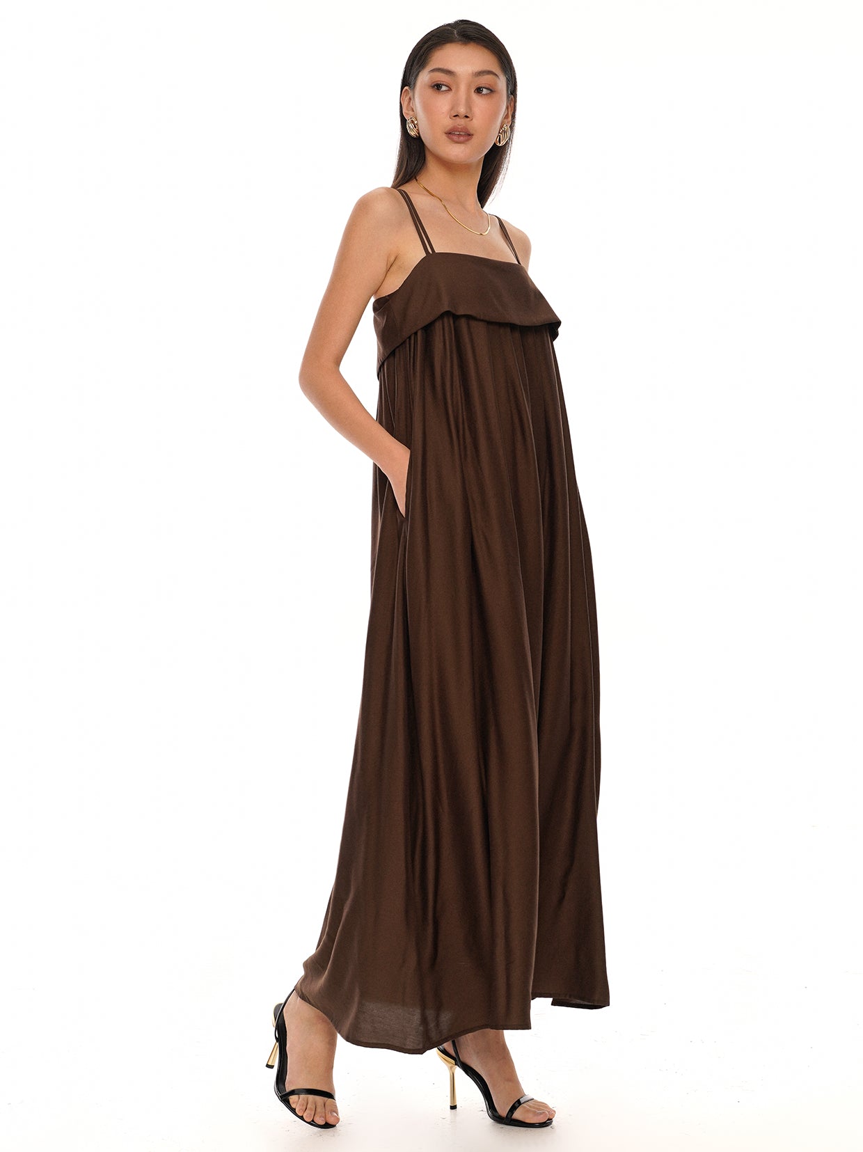 Strappy Layered Maxi Dress