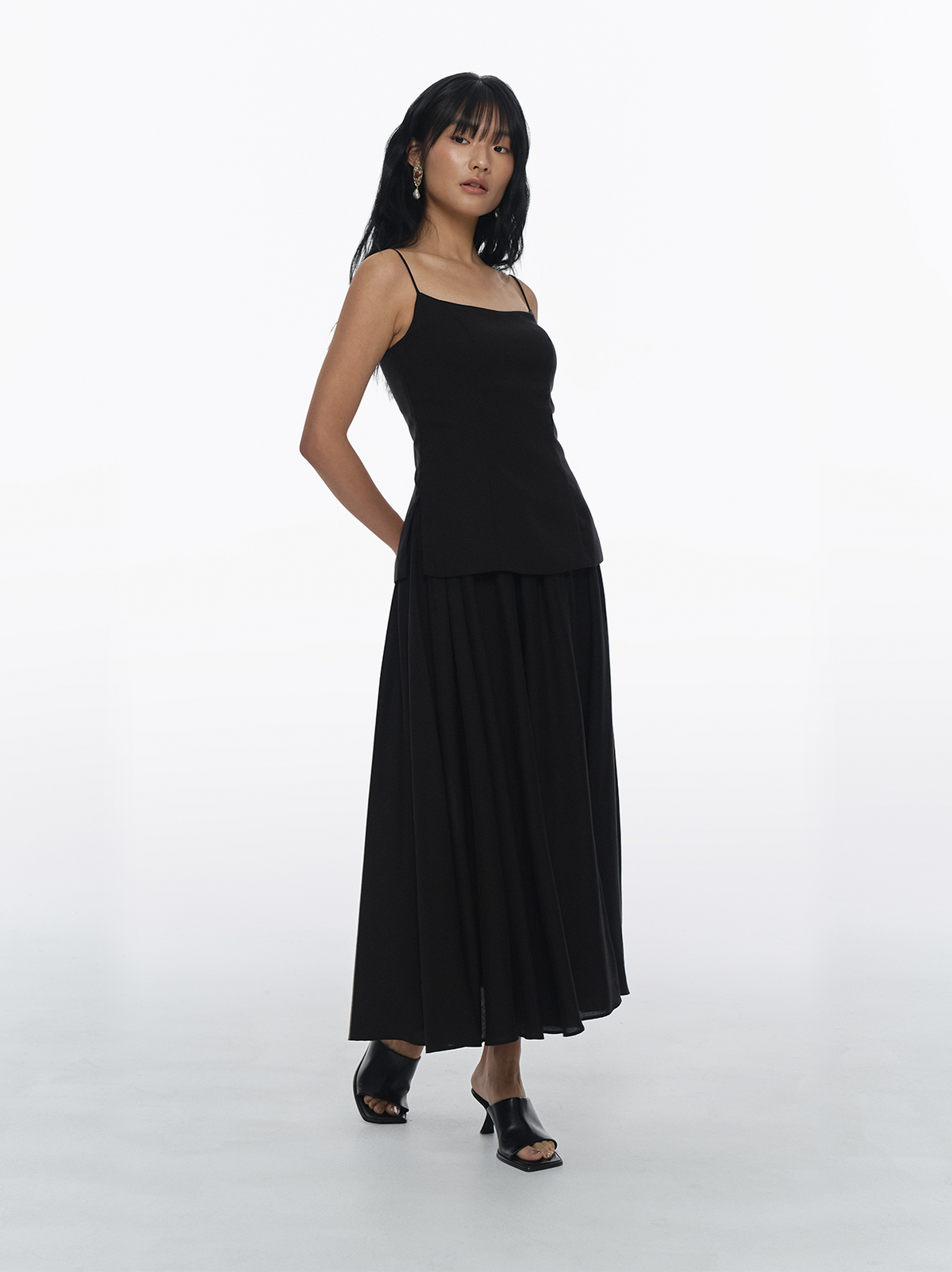 Layered Cami Maxi Dress