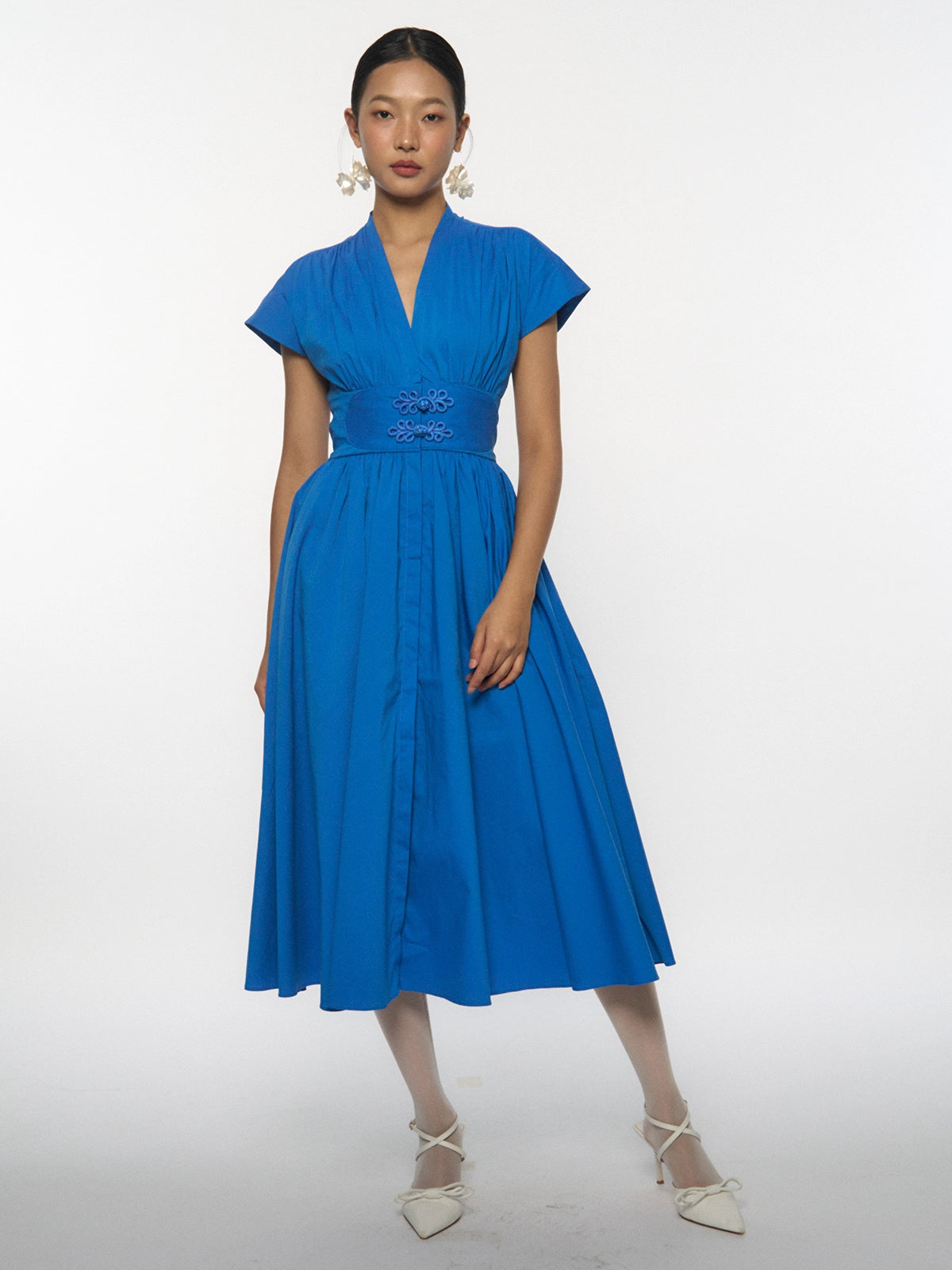Cotton Midi Dress