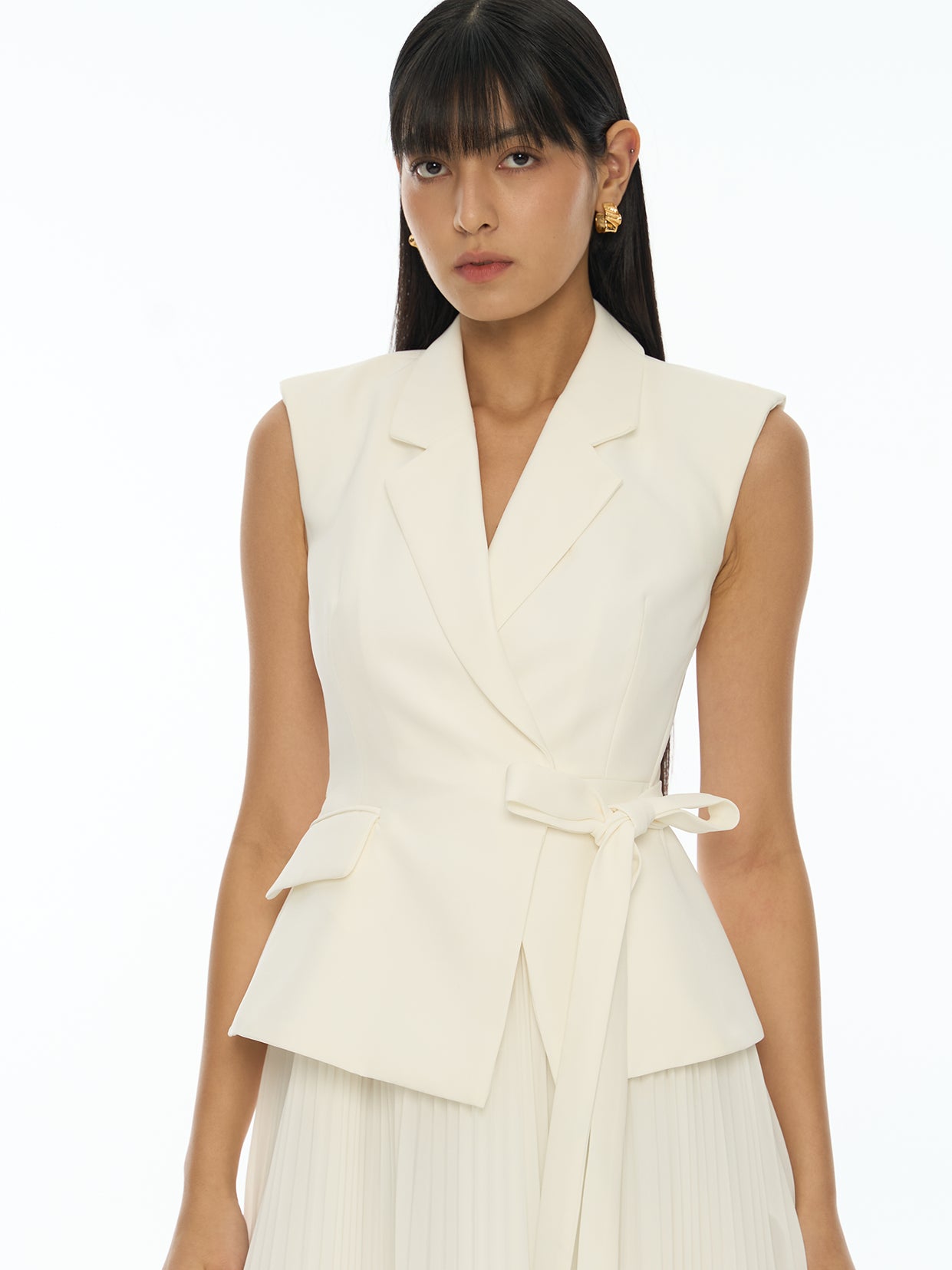 Faux Two-Piece Dress