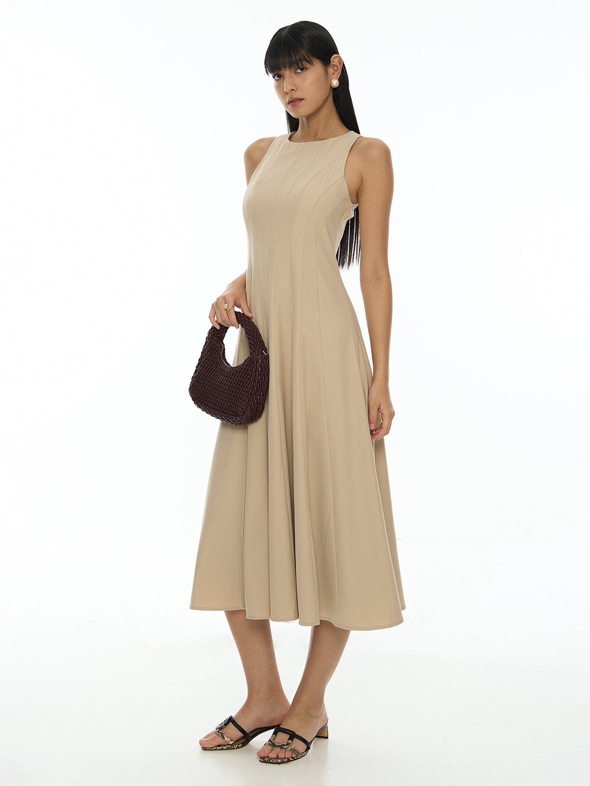 Fit & Flare Maxi Dress