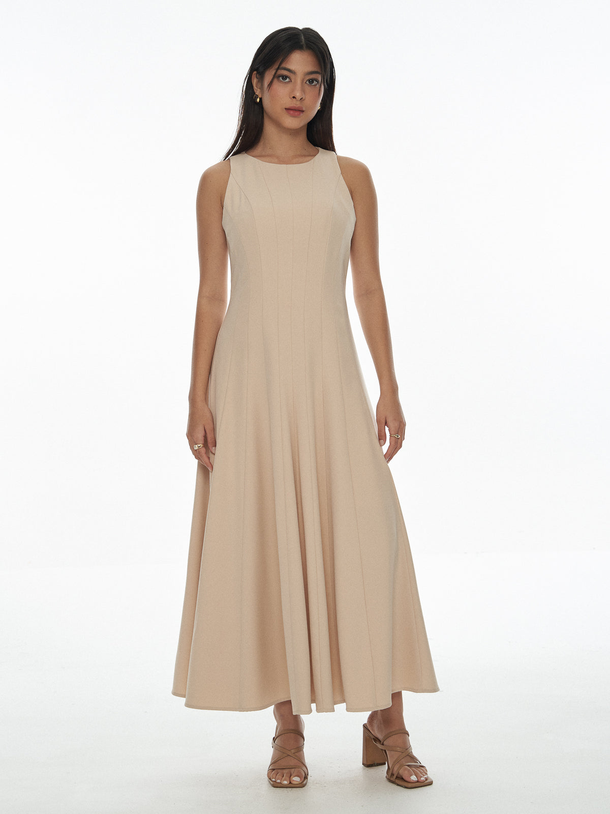 Fit & Flare Maxi Dress