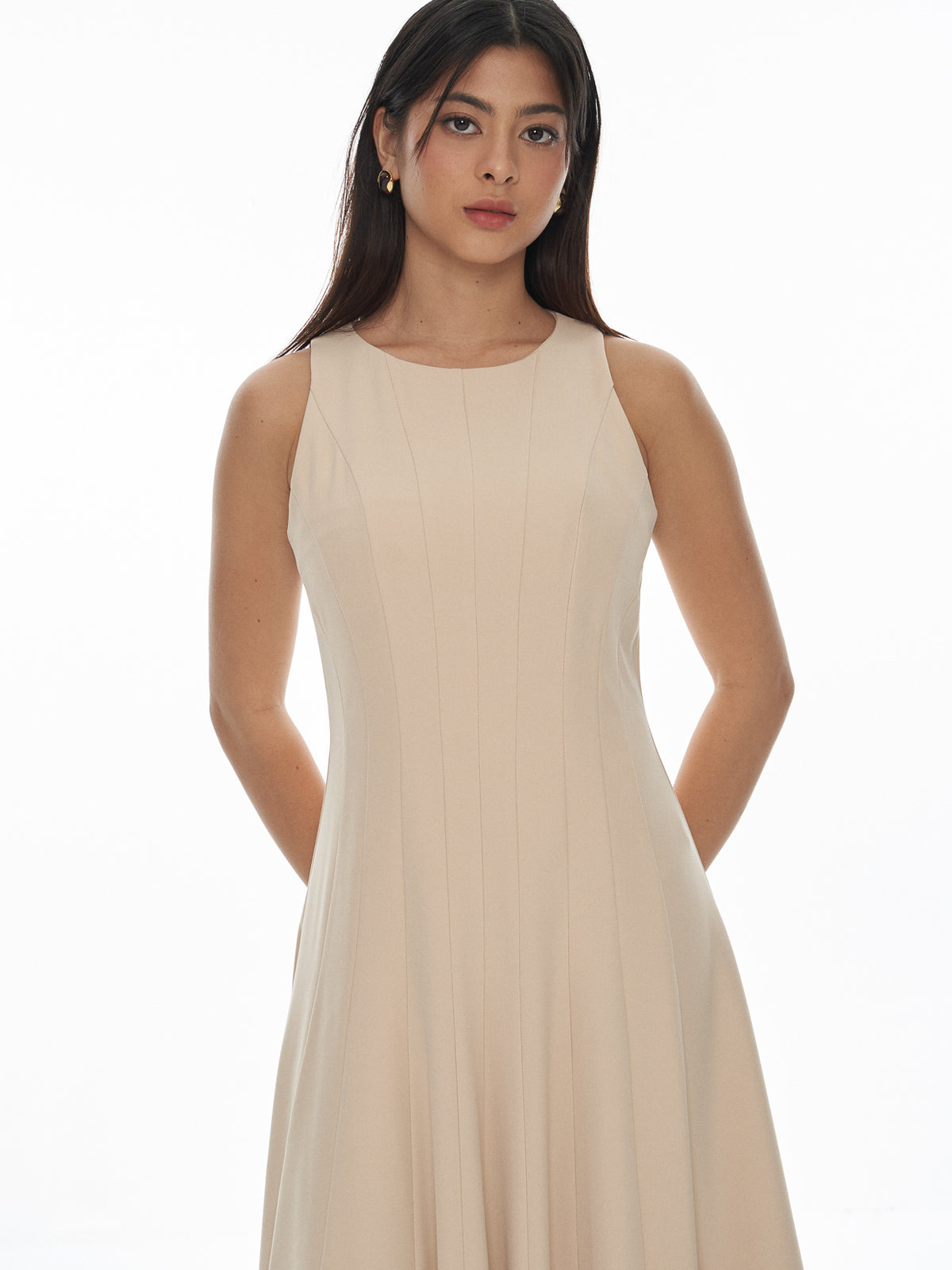 Fit & Flare Maxi Dress