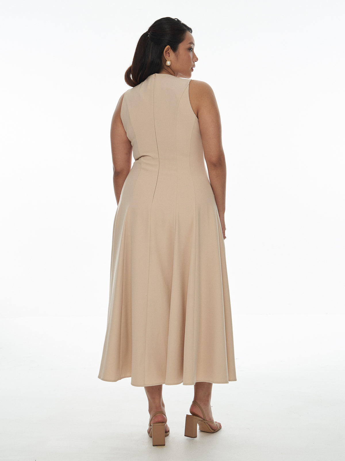 Fit & Flare Maxi Dress