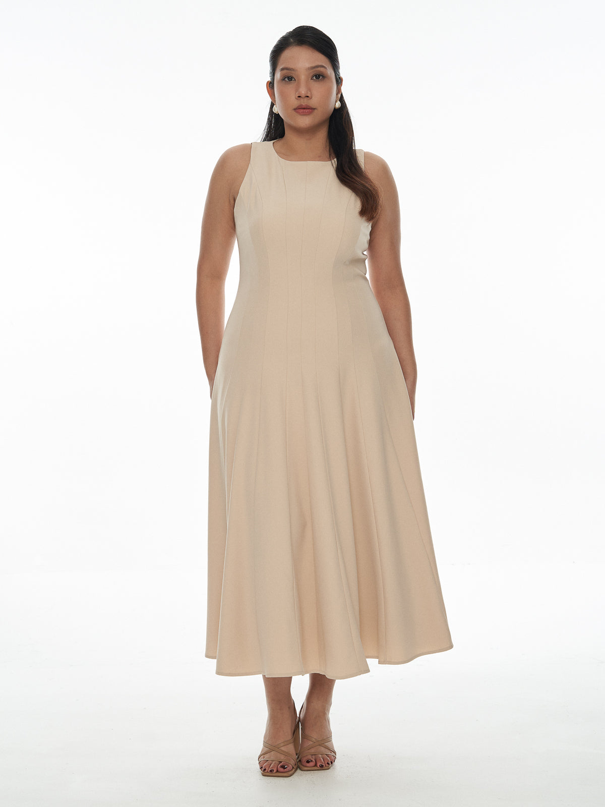 Fit & Flare Maxi Dress