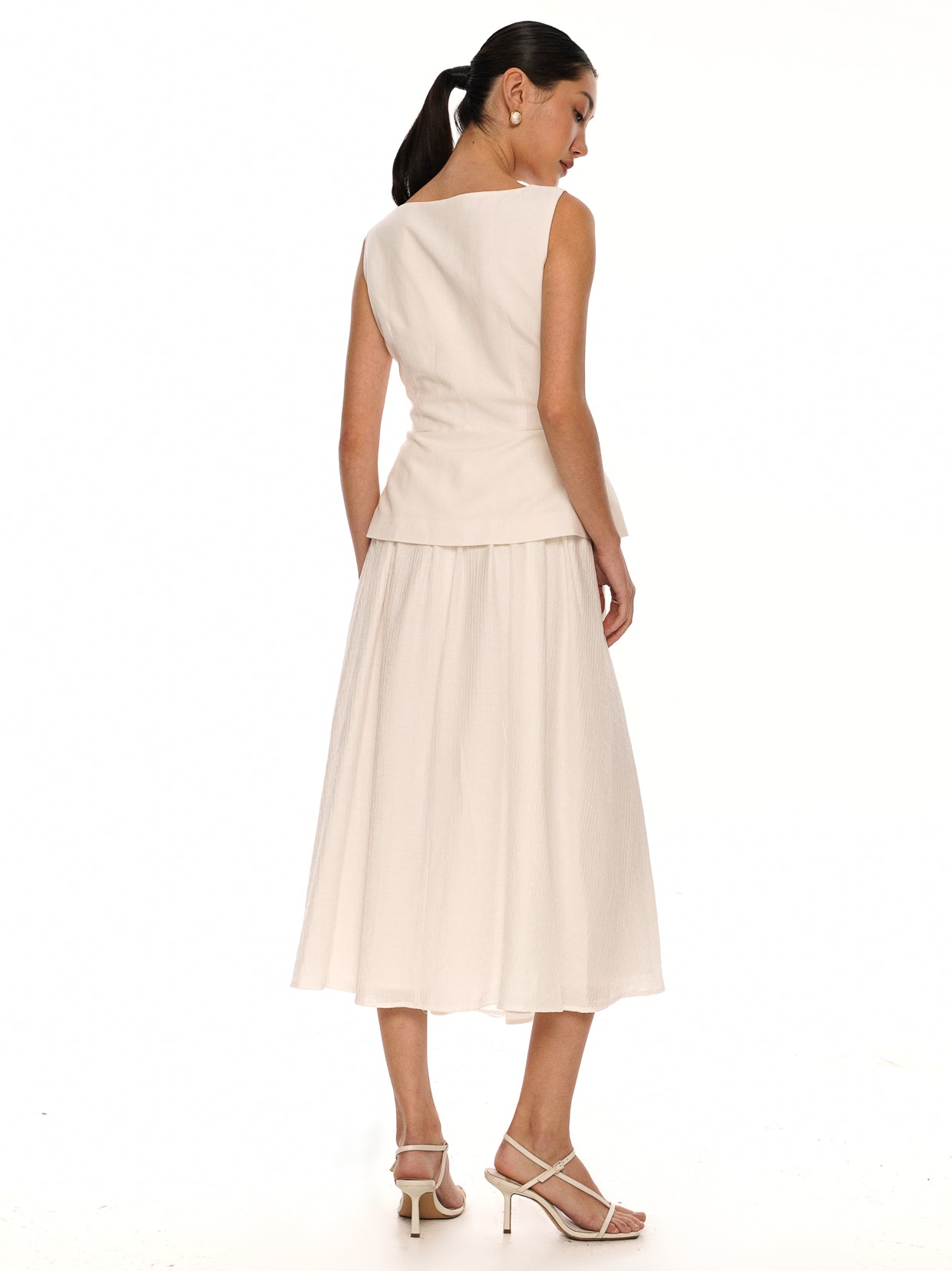 Faux Two-Piece Maxi Dress