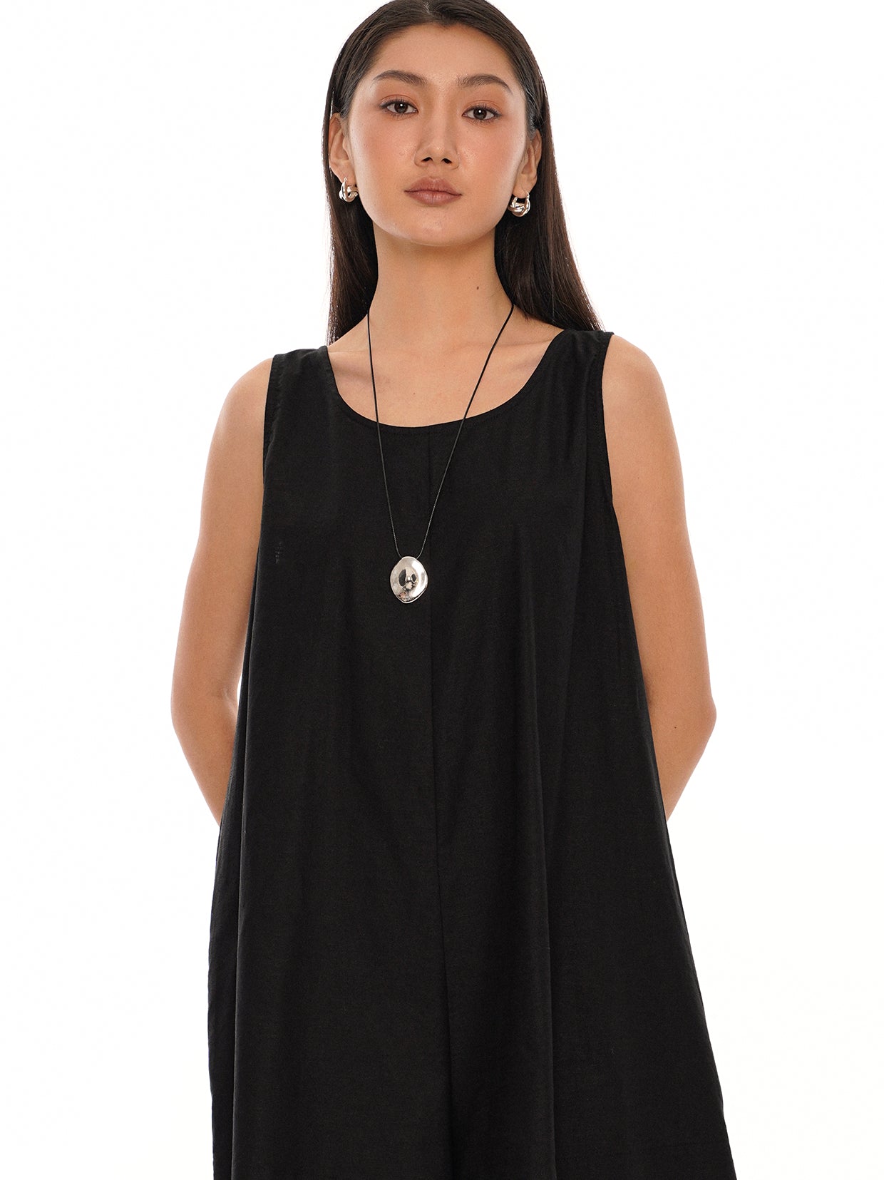 Sleeveless Boxy Romper