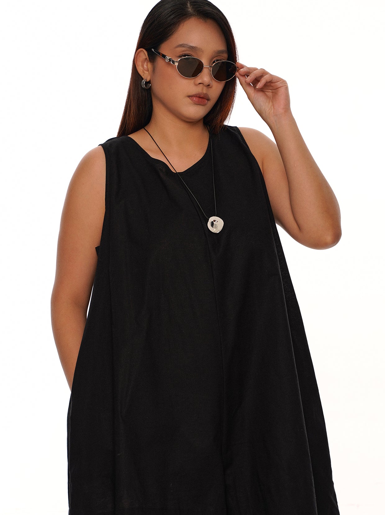 Sleeveless Boxy Romper