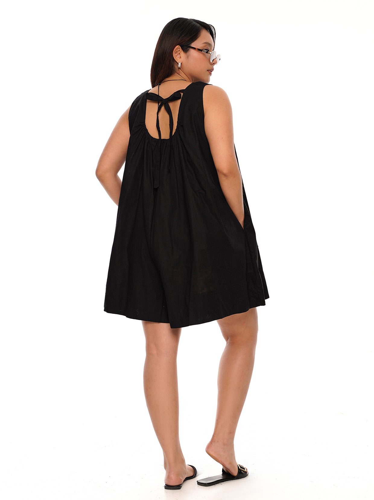 Sleeveless Boxy Romper