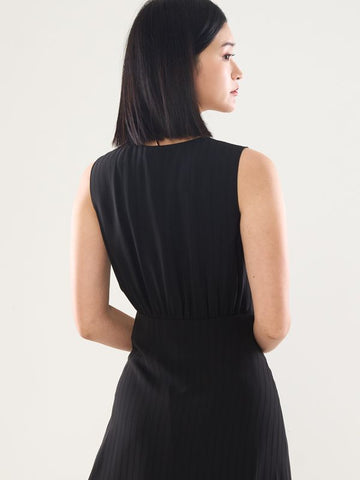 Surplice Neckline Maxi Dress