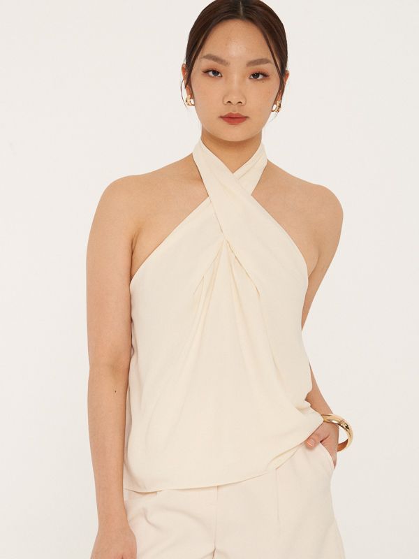 Backless Halter Top