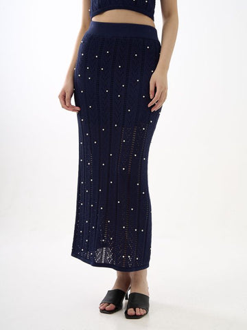 Knit Column Midi Skirt