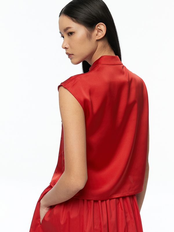 Mandarin Collar Top
