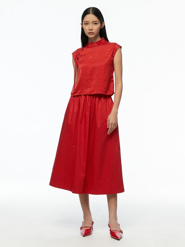 Mandarin Collar Top