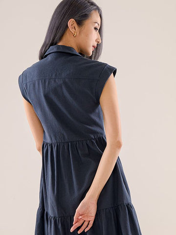 Cotton Babydoll Shirt Dress