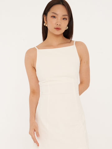 Boat Neck Short Dress