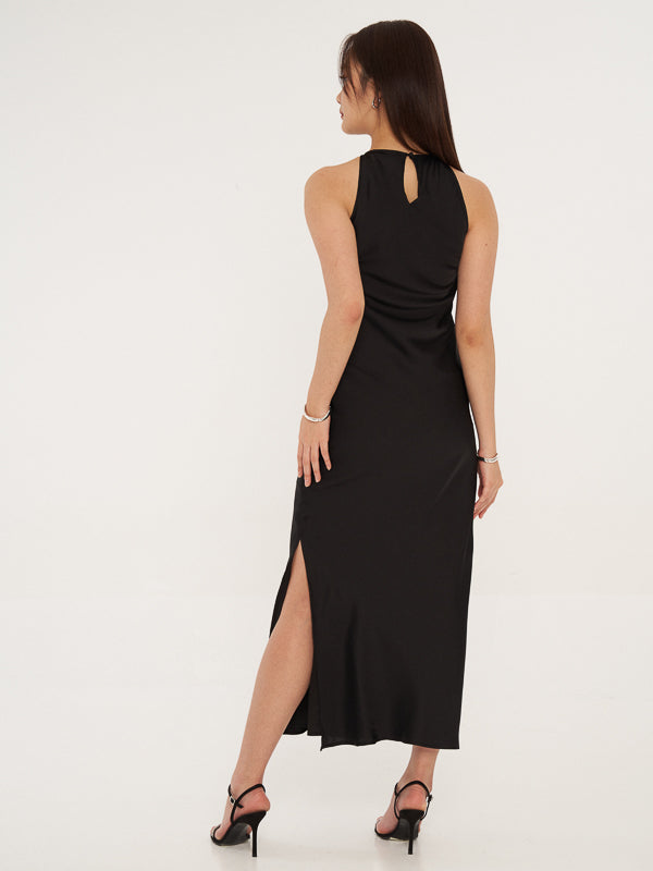 Satin Maxi Dress