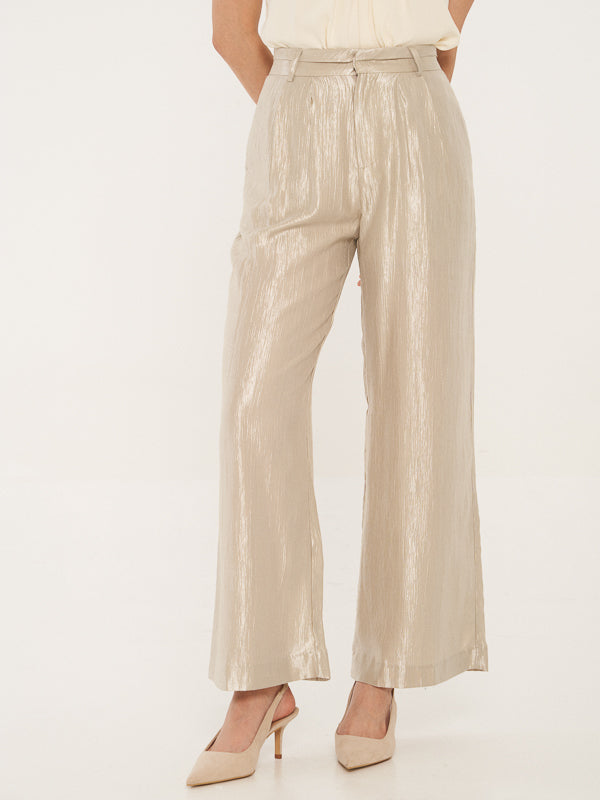 Wide Leg Crepe Pants
