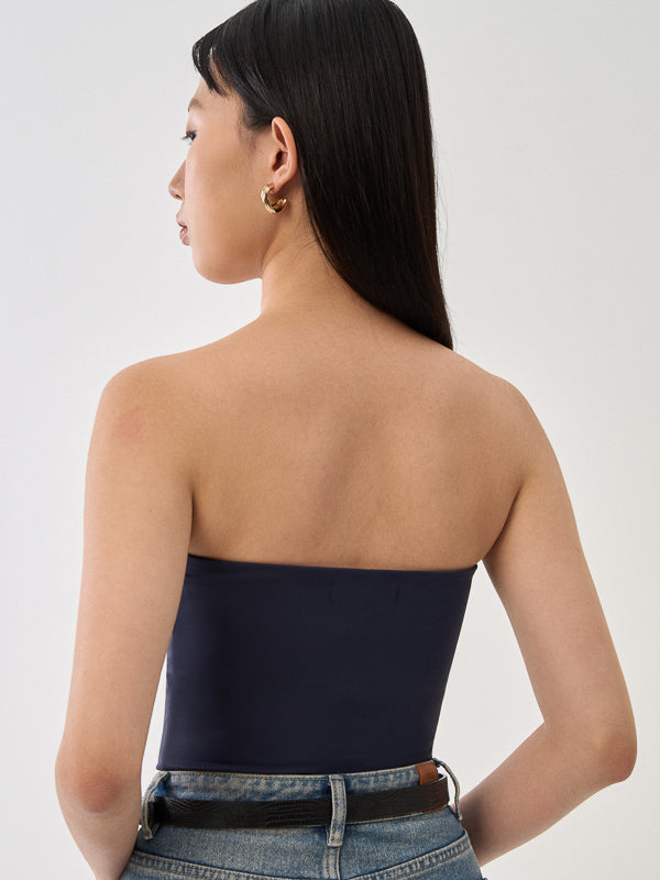 SupraSoft™ Basic Sleeveless Crop Tube Top