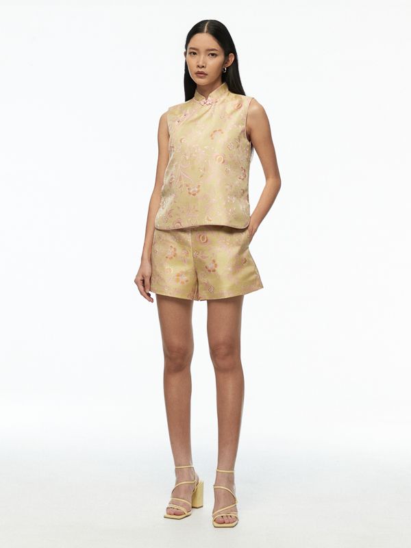 Viscose Jacquard Short